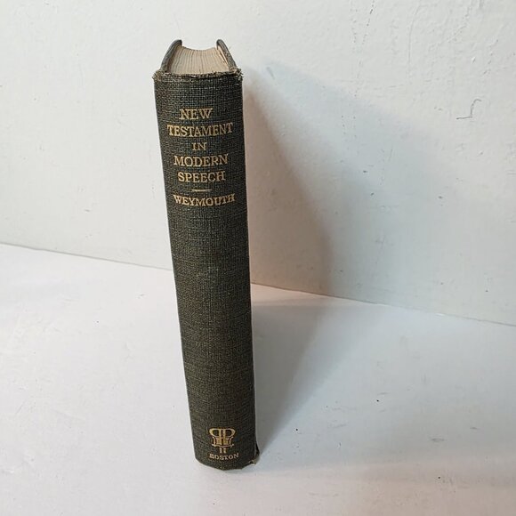 Vtg 1932 The new testament in modern speech Richard Francis Weymouth Pocket Ed - Picture 7 of 7